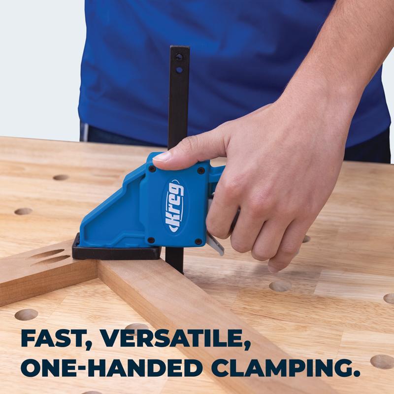 Kreg VersaGrip 24 in. X 3-1/4 in. D Quick-Release Bar Clamp and Spreader 300 lb