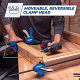 Kreg VersaGrip 24 in. X 3-1/4 in. D Quick-Release Bar Clamp and Spreader 300 lb
