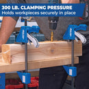 Kreg VersaGrip 36 in. X 3-1/4 in. D Quick-Release Bar Clamp and Spreader 300 lb