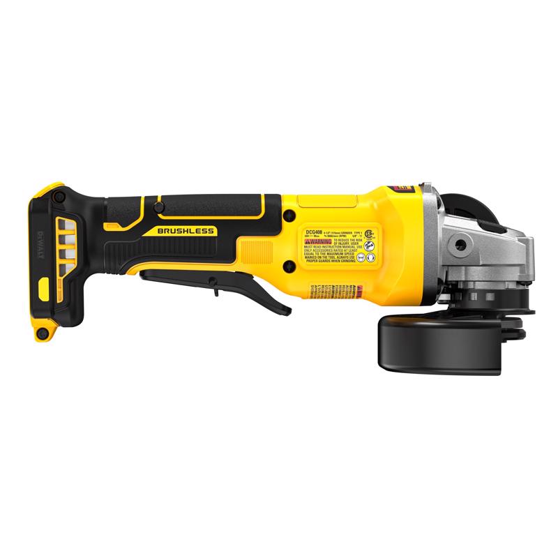DeWalt 20V MAX Cordless 4-1/2 in. Angle Grinder with Brake Tool Only