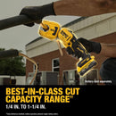 DeWalt 20V MAX XR 1-1/4 in. Copper Tubing Cutter Black/Yellow 1 pc