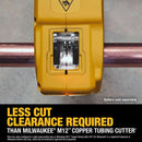 DeWalt 20V MAX XR 1-1/4 in. Copper Tubing Cutter Black/Yellow 1 pc