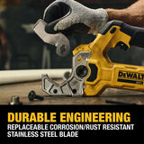 DeWalt 20V MAX XR 2 in. Plastic Pipe and Tubing Cutter Black/Yellow 1 pc