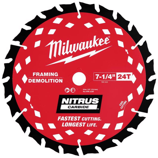 CRCLR SW BLD 24T 7-1/4"