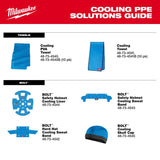 Milwaukee Cooling Towel Blue