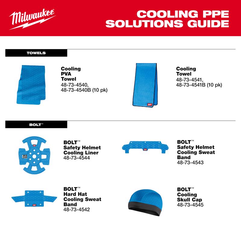 Milwaukee Cooling Towel Blue