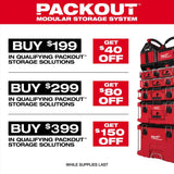 Milwaukee Packout 19.7 in. W X 6.7 in. H Modular System Plastic Red