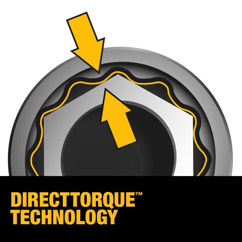 DeWalt 1/2 in. drive Metric/SAE Mechanic's Tool Set 49 pc
