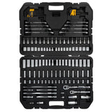 DeWalt ToughSeries 1/4 and 3/8 in. drive Metric/SAE Mechanic's Tool Set 140 pc
