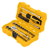 DeWalt 1/4 in. drive Metric/SAE Mechanic's Tool Set 50 pc