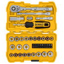 DeWalt 3/8 in. drive Metric/SAE Mechanic's Tool Set 50 pc