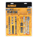 DeWalt 3/8 in. drive Metric/SAE Mechanic's Tool Set 50 pc