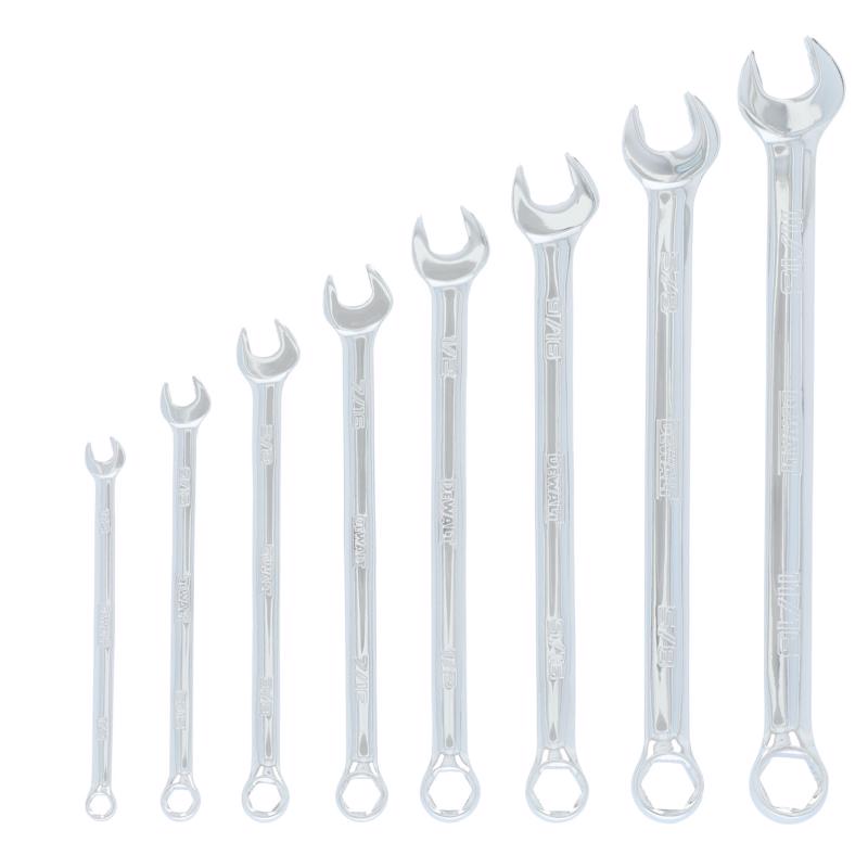 DeWalt SAE Combination Wrench Set 8 pc