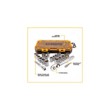 DeWalt 1/2 in. drive Metric/SAE 6 Point Socket Set 23 pc