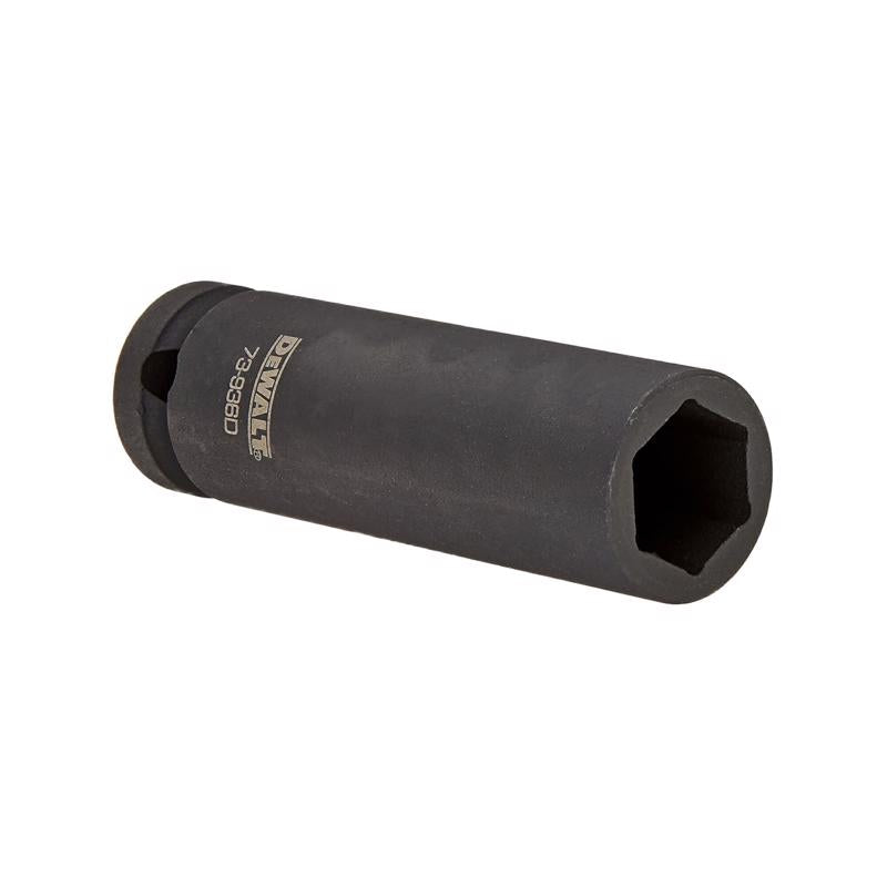 DeWalt 5/8 in. X 1/2 in. drive SAE 6 Point Deep Impact Socket 1 pc