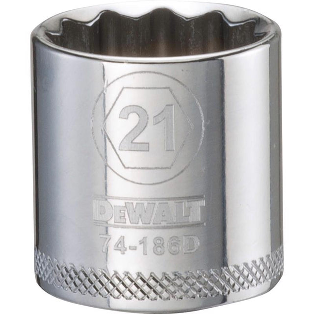 SCKT MTRC 12PT 21MM 3/8"