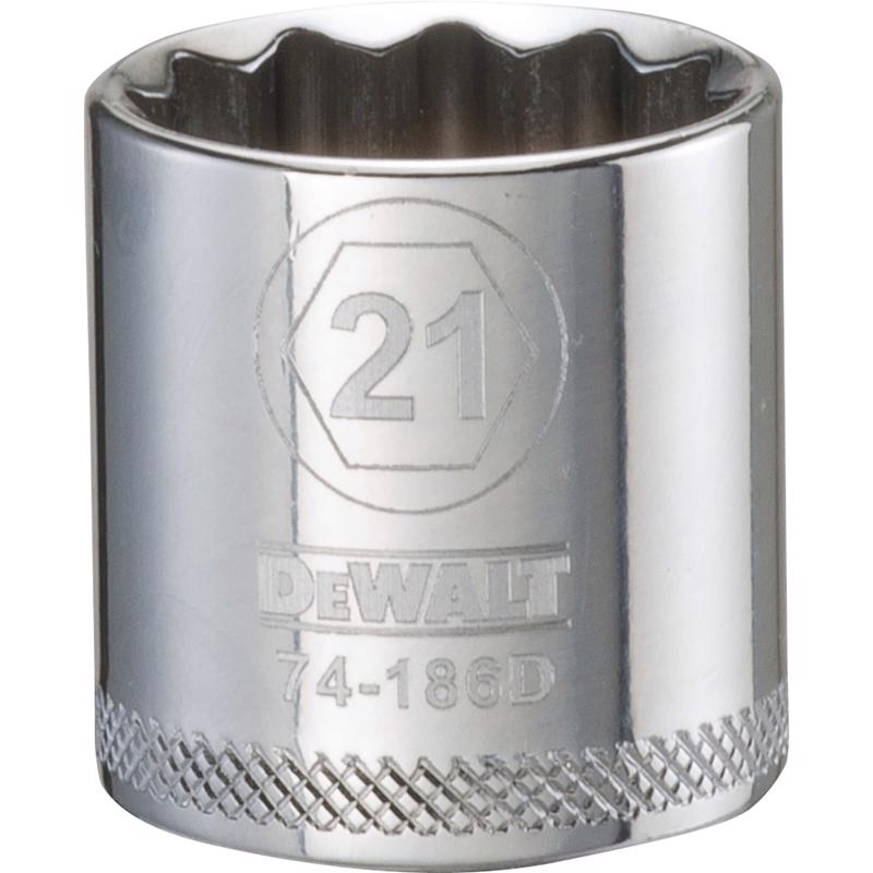 SCKT MTRC 12PT 21MM 3/8"