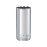 DeWalt 21 mm X 3/8 in. drive Metric 12 Point Deep Socket 1 pc