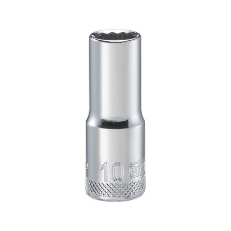 DeWalt 10 mm X 3/8 in. drive Metric 12 Point Deep Socket 1 pc