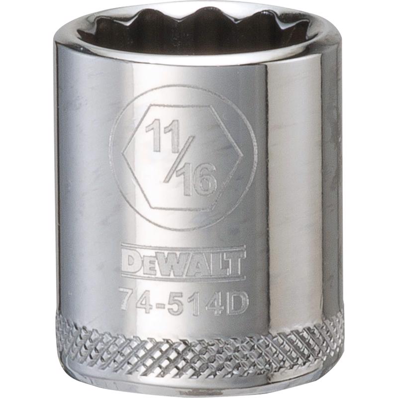 SCKT SAE 12PT 3/8X11/16"