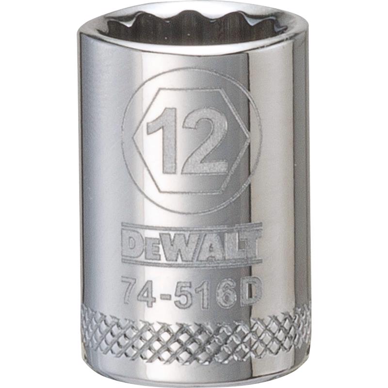 SCKT SAE 12PT 12MM 3/8"