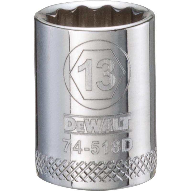 SCKT SAE 12PT 13MM 3/8"