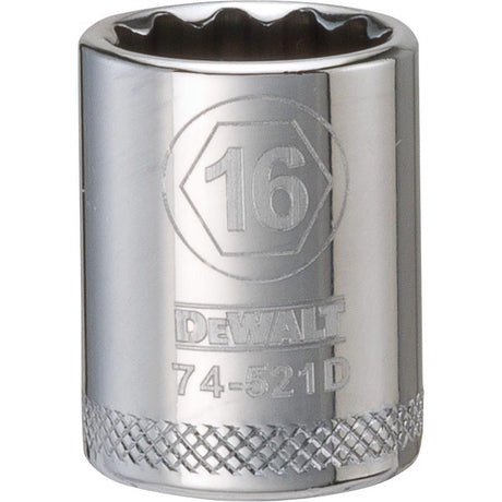 SCKT SAE 12PT 16MM 3/8"
