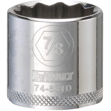 SCKT SAE 12PT 7/8X3/8"