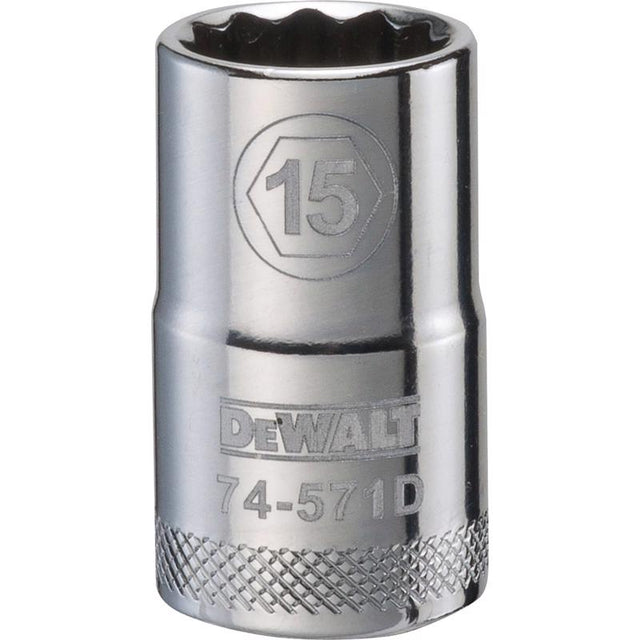 SCKT MTRC 12PT 15MM 1/2"