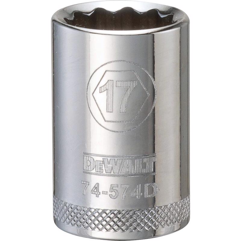 SCKT MTRC 12PT 17MM 1/2"