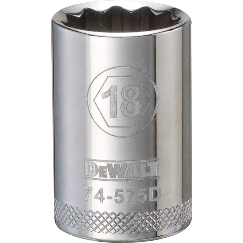 SCKT MTRC 12PT 18MM 1/2"