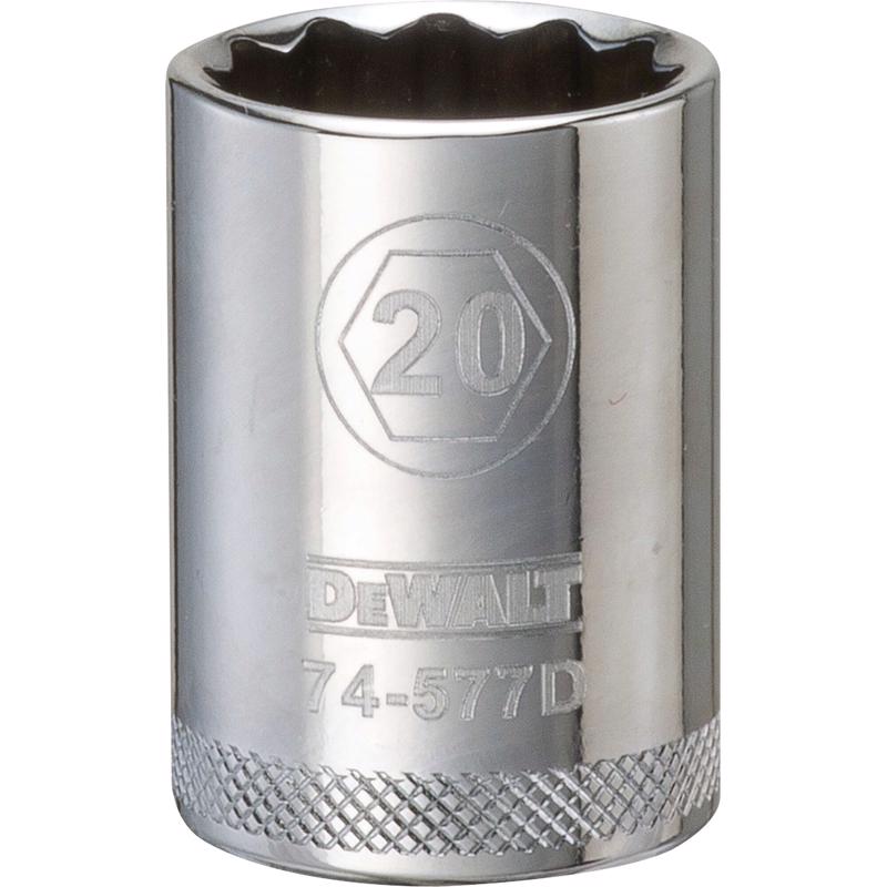 SCKT MTRC 12PT 20MM 1/2"