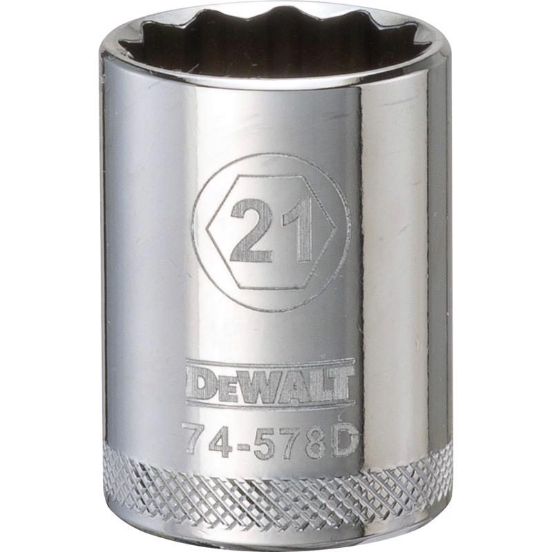 SCKT MTRC 12PT 21MM 1/2"