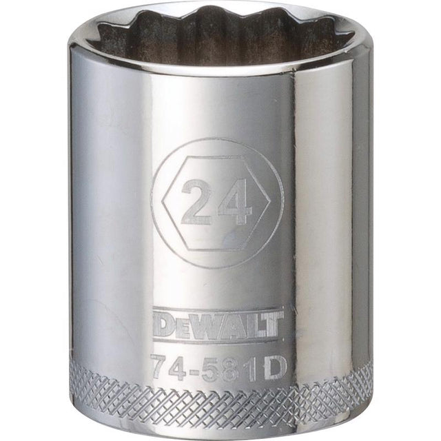 SCKT MTRC 12PT 24MM 1/2"