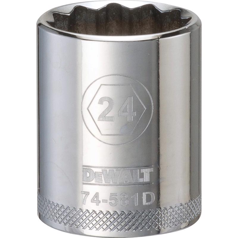 SCKT MTRC 12PT 24MM 1/2"