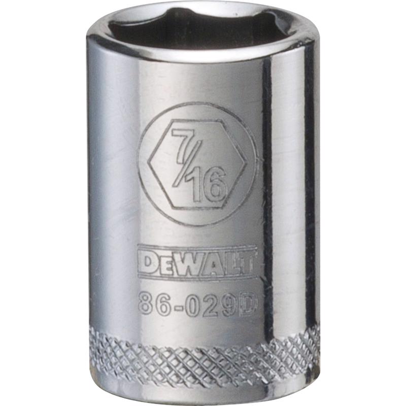 SCKT SAE 6PT 7/16X1/4"
