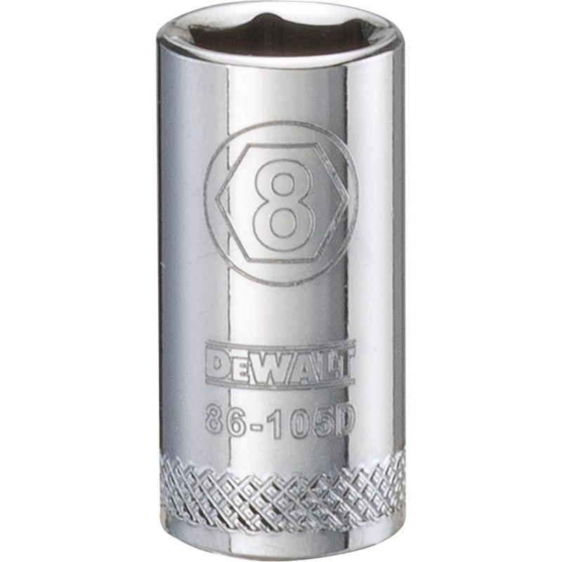 SCKT MTRC 6PT 8MM 1/4"