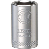 SCKT MTRC 6PT 10MM 1/4"