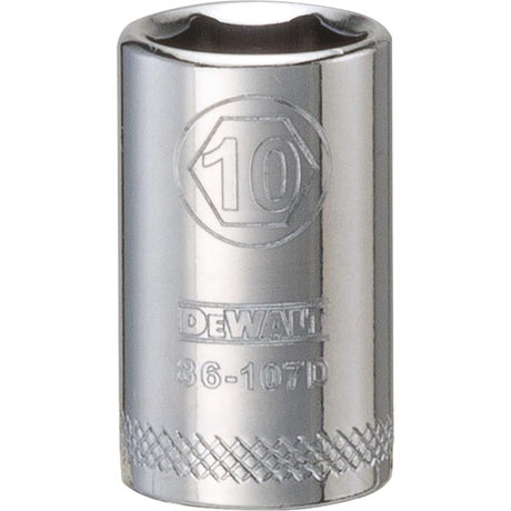 SCKT MTRC 6PT 10MM 1/4"