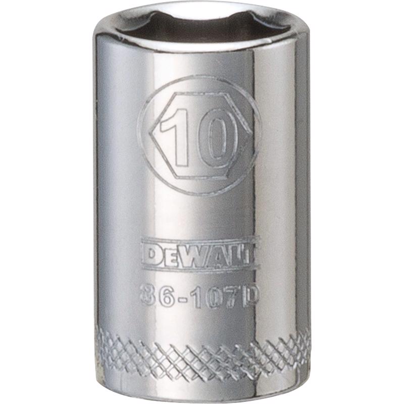 SCKT MTRC 6PT 10MM 1/4"