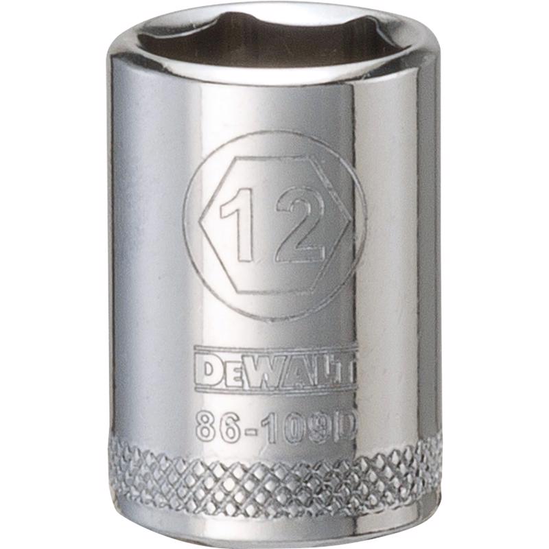 SCKT MTRC 6PT 12MM 1/4"