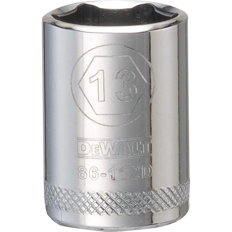 SCKT MTRC 6PT 13MM 1/4"