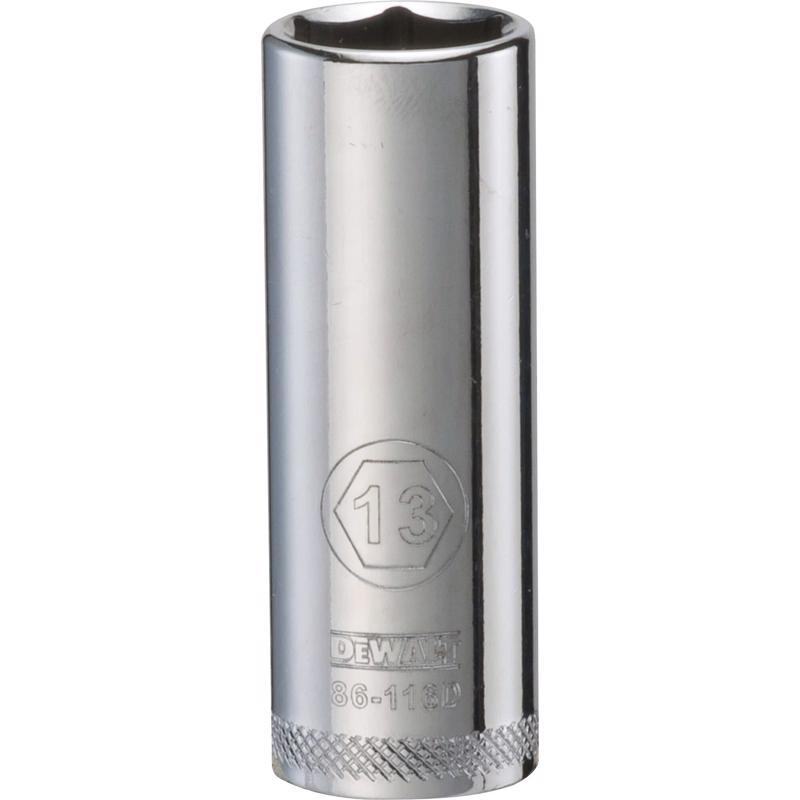 DP SCKT 6PT 13MM 1/4"