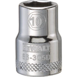 SCKT MTRC 6PT 10MM 3/8"