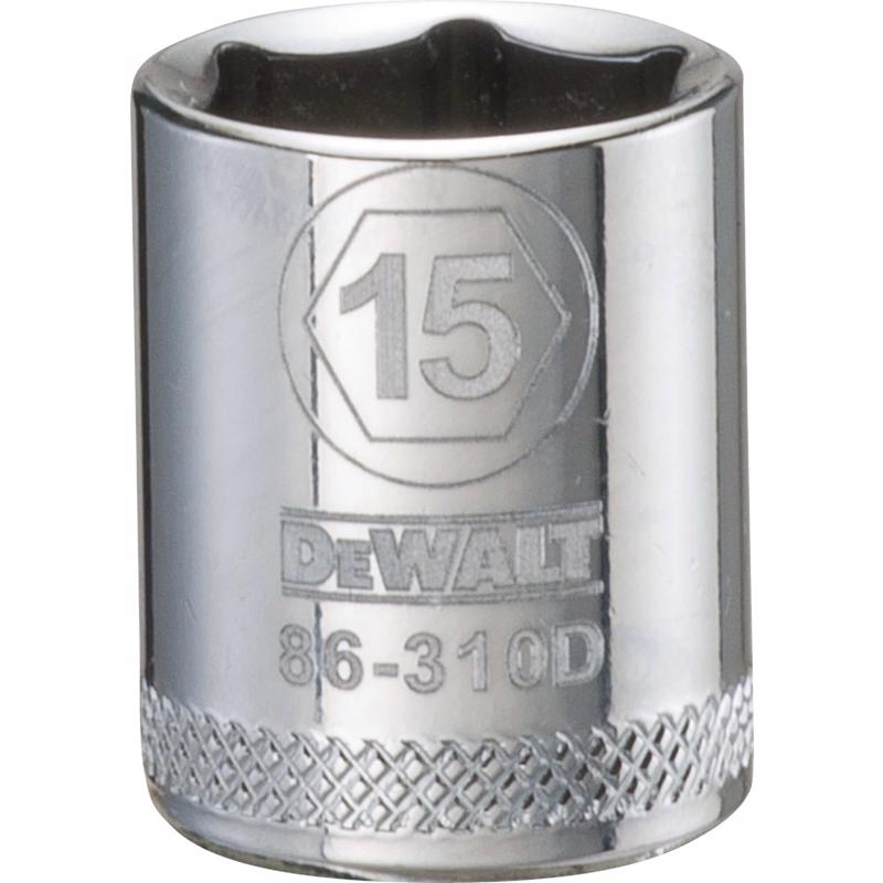 SCKT MTRC 6PT 15MM 3/8"