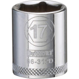 SCKT MTRC 6PT 17MM 3/8"