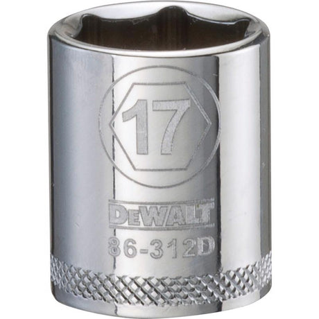 SCKT MTRC 6PT 17MM 3/8"