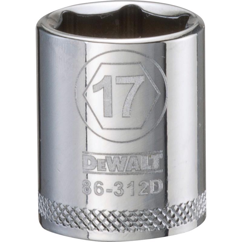 SCKT MTRC 6PT 17MM 3/8"