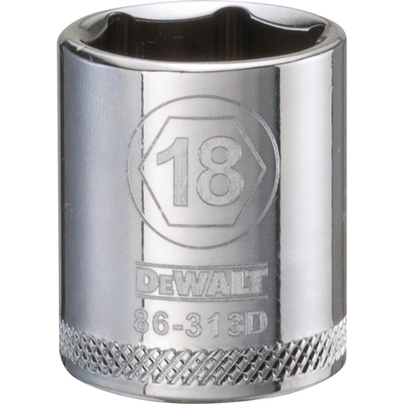 SCKT MTRC 6PT 18MM 3/8"