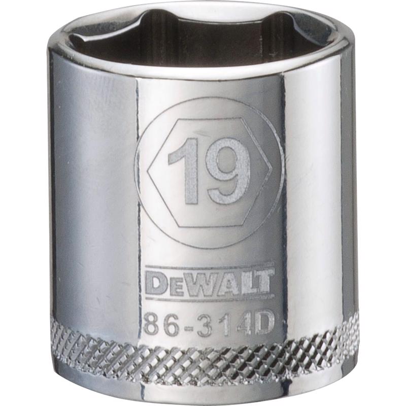 SCKT MTRC 6PT 19MM 3/8"
